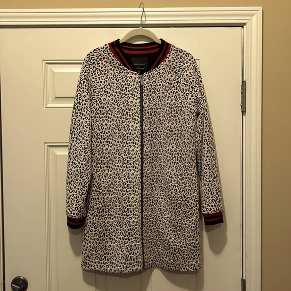 Sanctuary Animal Print Long Jacket. - Picture 1 of 7